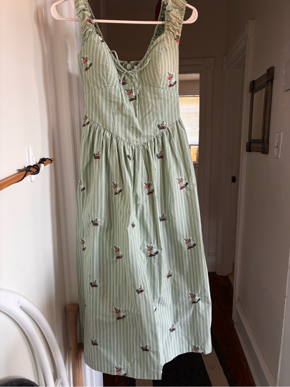Abercrombie Petite Bra-Free cap sleeve dress